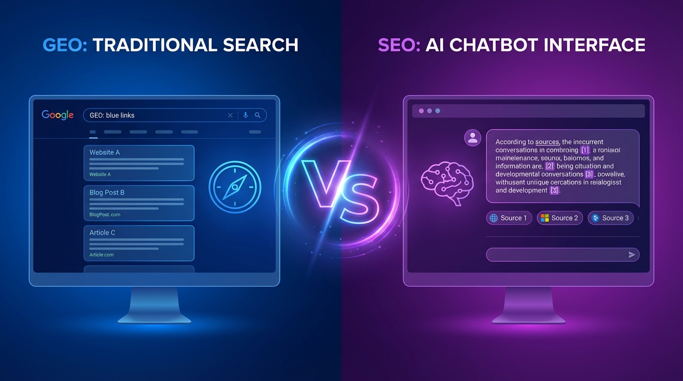 GEO vs SEO: Key Differences Every Marketer Must Know in 2026