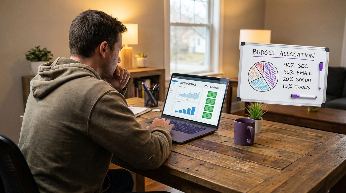 SaaS Content Strategy on a Budget: The Bootstrap Founder's Playbook