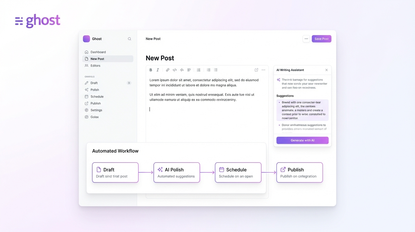 Ghost CMS + AI: Building an Automated Content Workflow
